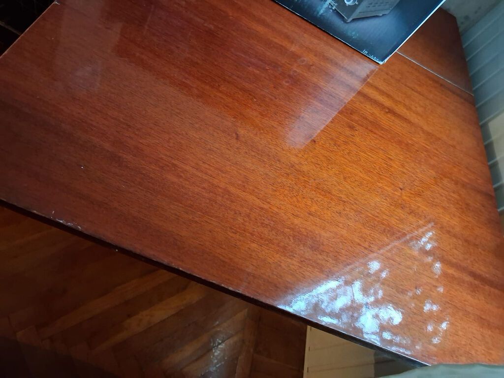 Qatlanan taxta polirovka masa - Material: bərk ağac, səliqəli — Masalar, Bakı (2)