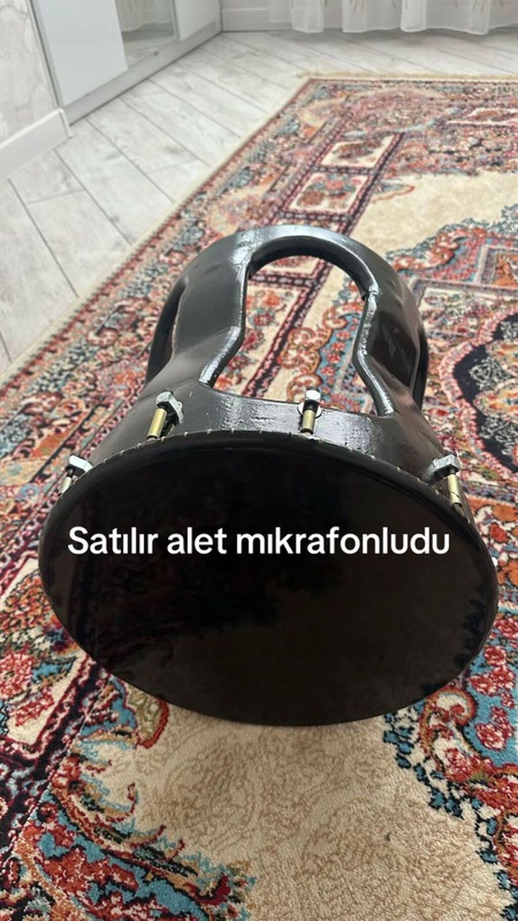 Mikrofonlu nağara (elektrikləndirilmiş) - Korpus: möhkəm materialdan — Musiqiə alətləri, Sumqayıt