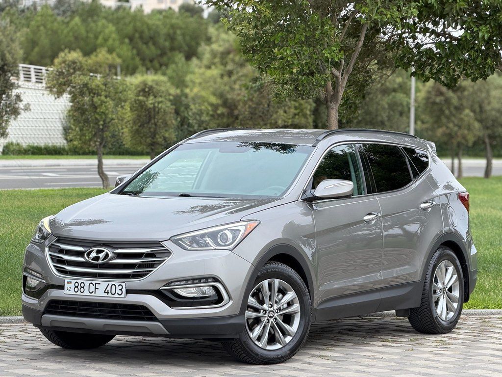 Hyundai Santa Fe, 2.0 L, 2018 il, 35 000 km — Avtomobillər, Bakı (5)