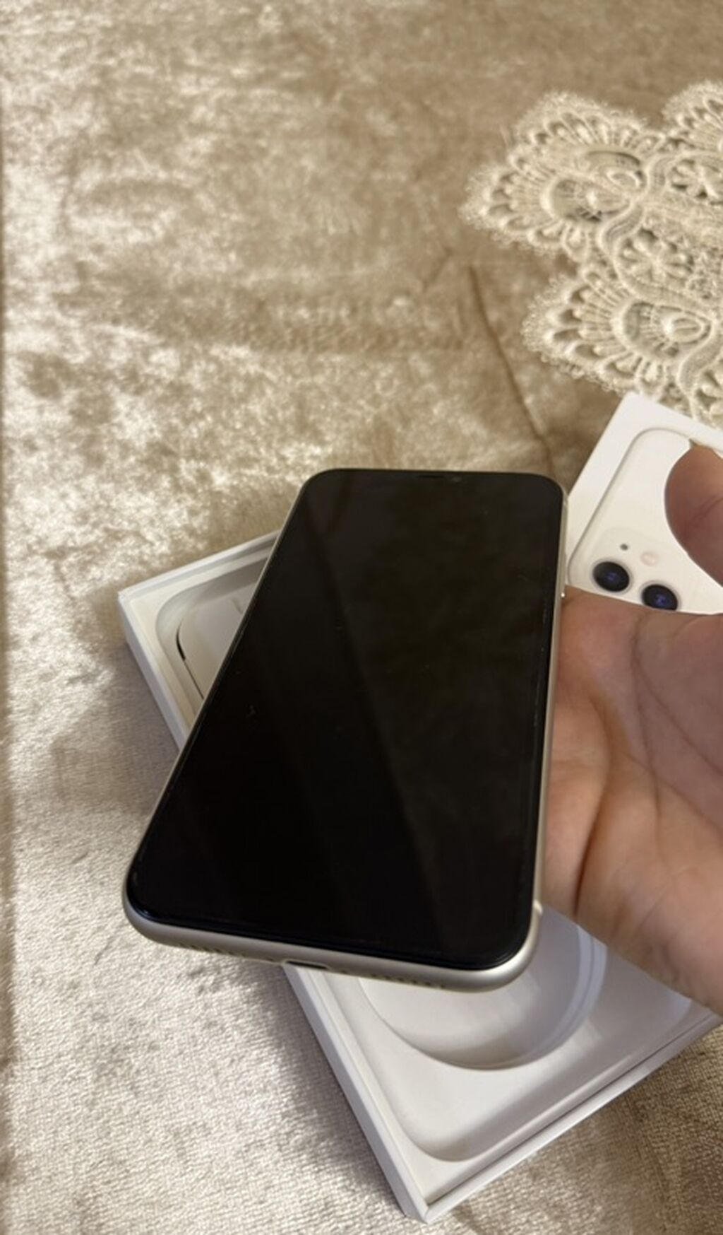 IPhone 11, Ağ, Face ID — Apple iPhone, Bakı (2)