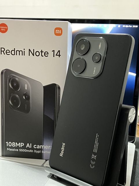 Redmi Note 14, 256 GB, rəng - Qara, Zəmanət, Düyməli, Sensor — Masazır