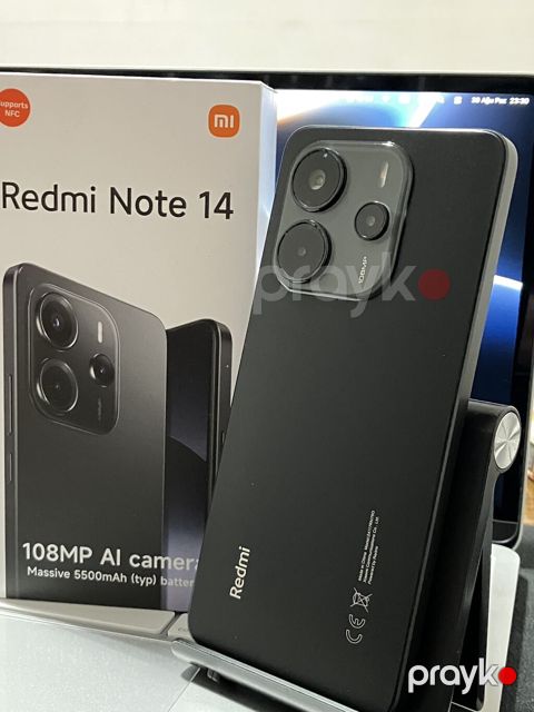 Redmi Note 14, 256 GB, rəng - Qara, Zəmanət, Düyməli, Sensor