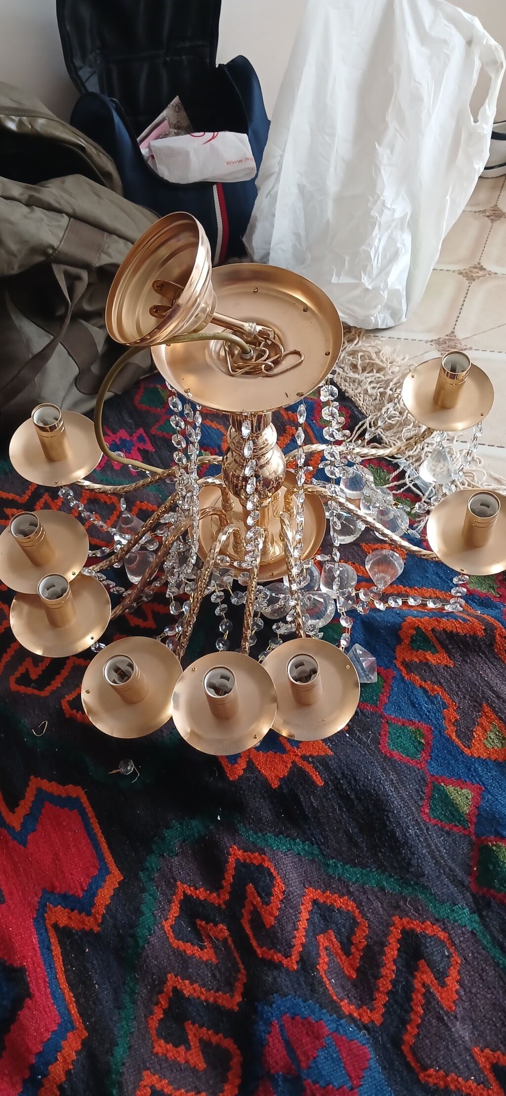 Çılçıraq, 8 lampa, Metal — İşıqlandırma, Bakı (2)