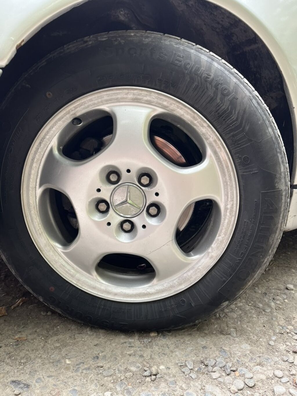 Mercedes-Benz orijinal yüngül lehimli disk dəsti - Modell — Avto, Mingəçevir (4)