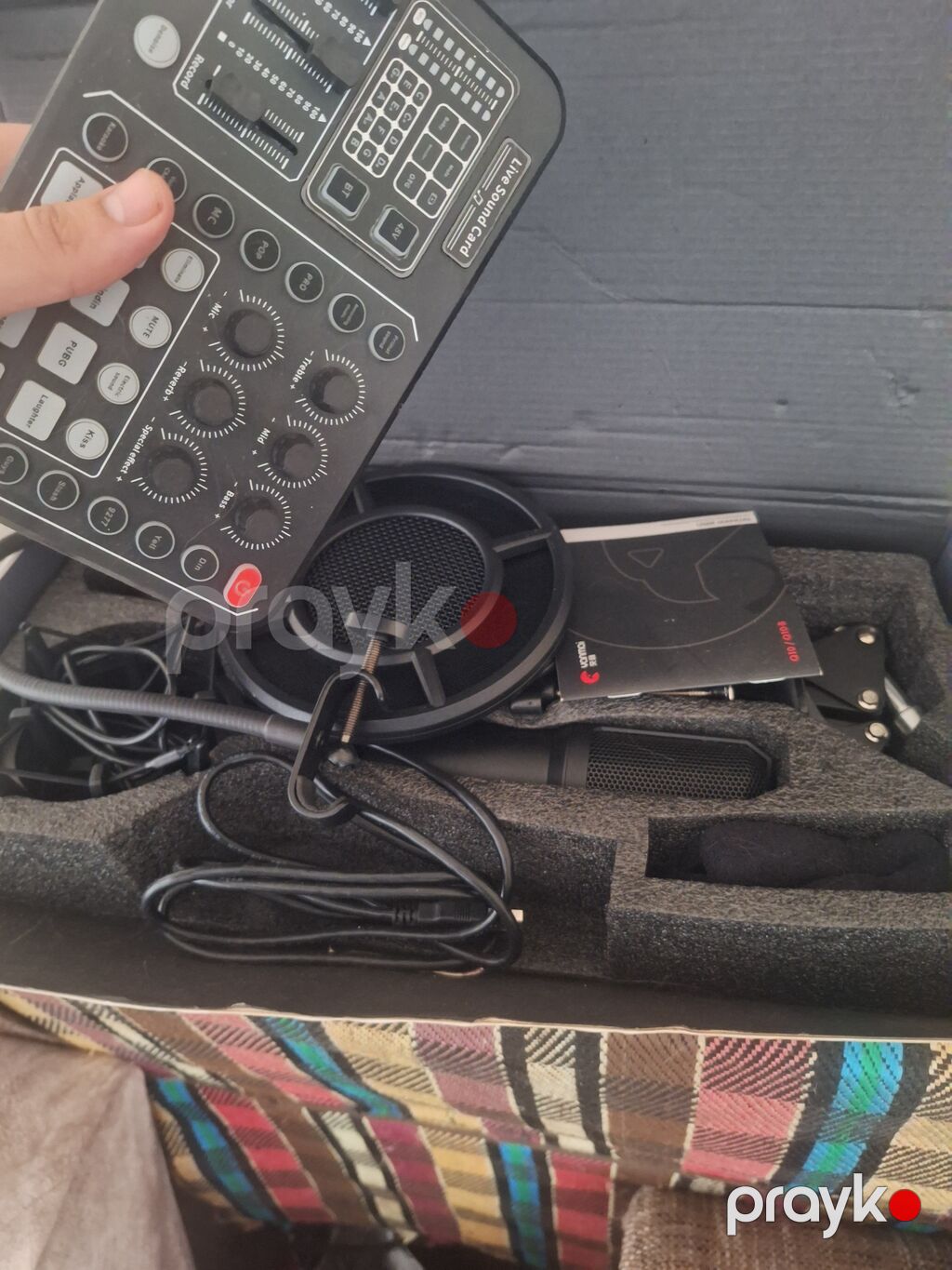 Yanmai Q10/Q10-B Professional Streaming Microphone Kit 2eded məhsul — Mikrafonlar, Bakı (3)