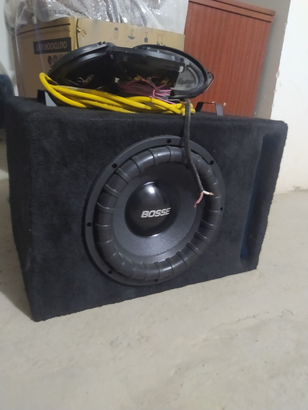 Avto subwoofer qutusu ilə - Marka: Bosse (subwoofer) - Tip: Avtomobil — Elektronika, Bakı (2)