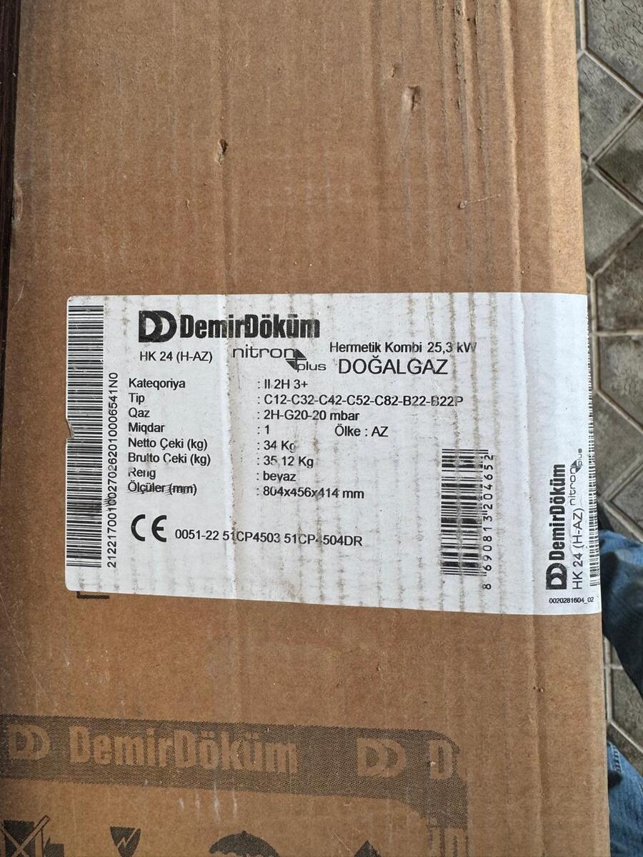 Kombi DemirDöküm Nitron Plus HK 24 — Təmir və inşaat, Sumqayıt (7)