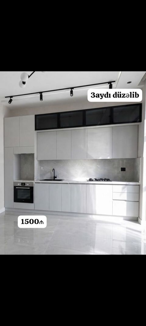 *1500₼ Mətbəx mebeli Satılır*‼ 3aydı duzəldilib ÖLÇÜ:-344 — Кухонная мебель