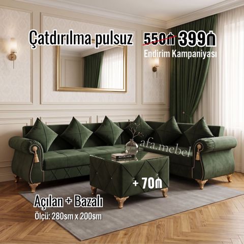 Künc divan, Yeni, Bazalı — Bakı