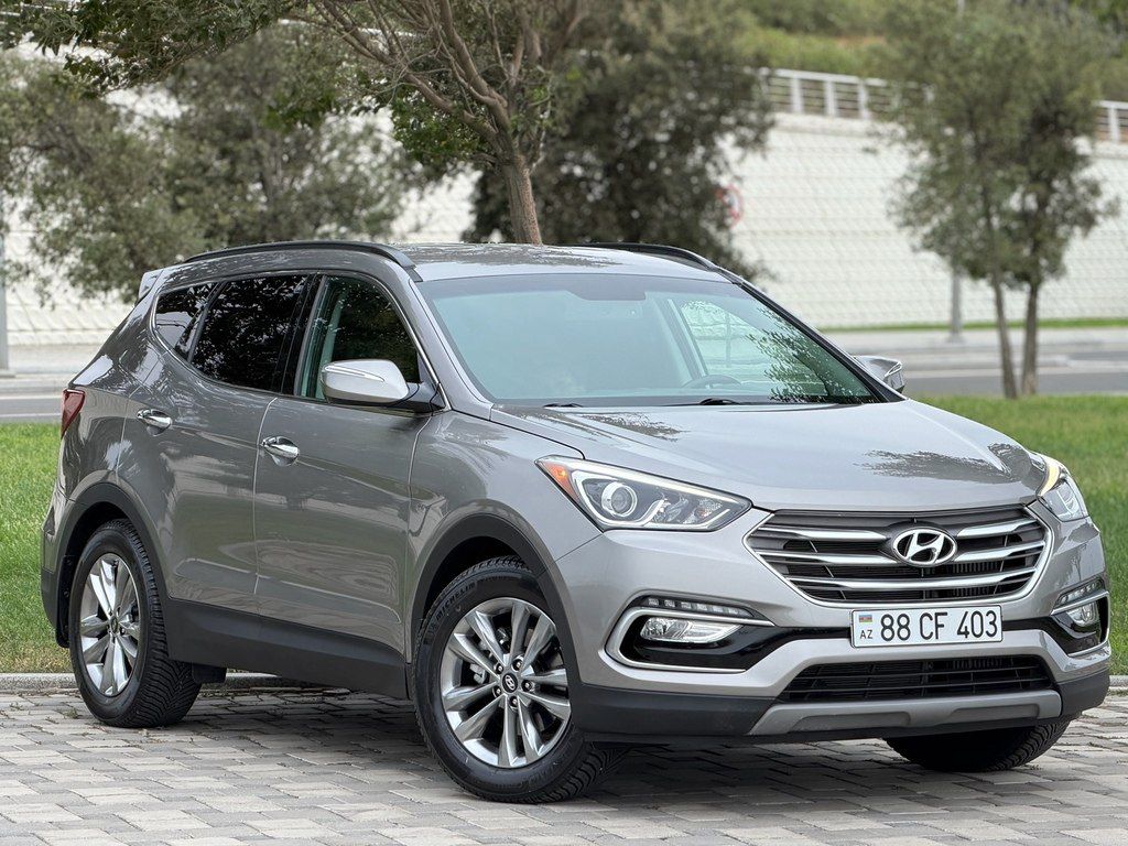 Hyundai Santa Fe, 2.0 L, 2018 il, 35 000 km — Avtomobillər, Bakı (2)