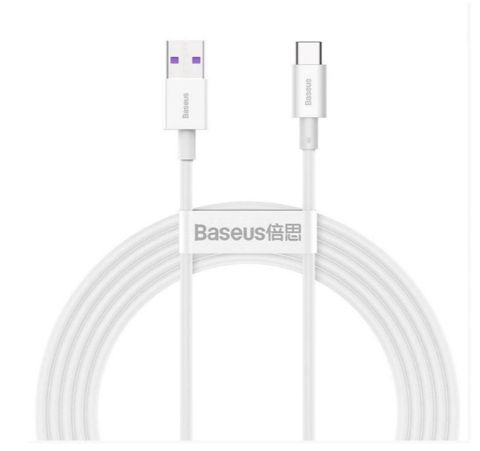 Baseus Usb↔type-c Kabel 2M Superıor 66W White — Bakı