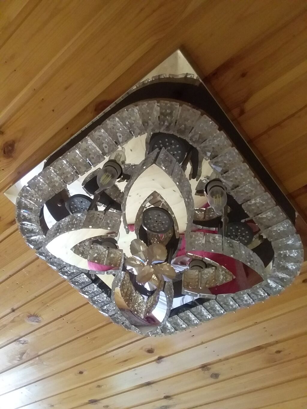 Led Çılçıraq, 4 və daha çox lampa, Xrustal — İşıqlandırma, Digah (7)