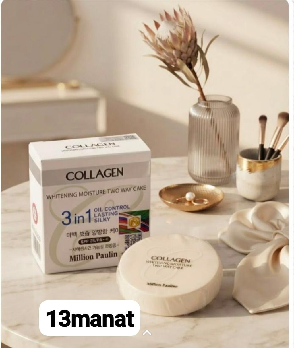Million Paulin Collagen Whitening Moisture Two Way Cake – 3 in 1 — Gözəllik və sağlamlıq, Xırdalan
