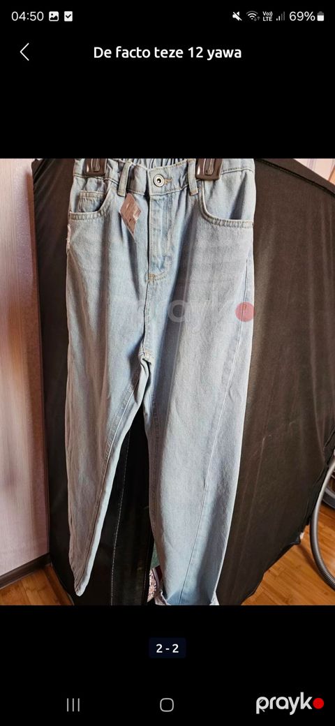 DeFacto uşaq cinsi – 11-12 yaş - Rəng: açıq mavi (light blue denim)