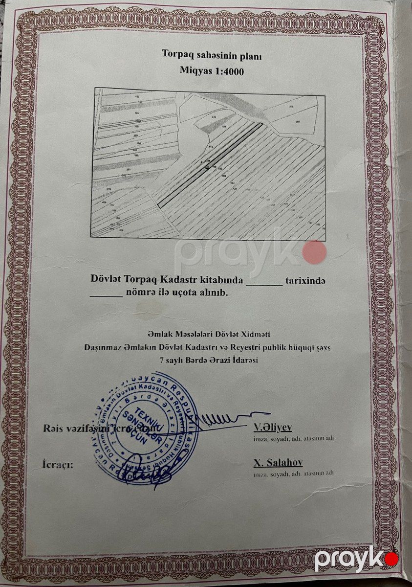 86 sot torpaq sahəsi, Ağdam r — Torpaq, Ağdam (2)