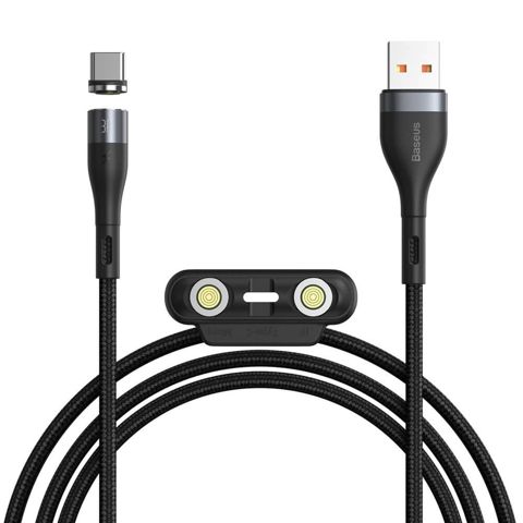 Baseus Usb↔m+ıp+c Kabel 1M Magnetıc Black — Bakı