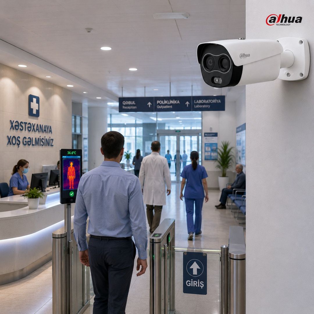 Dahua 2MP Termal Temperatur Ölçən Kamera DH-TPC-BF3221-T — Təhlükəsizlik sistemləri, Bakı (3)