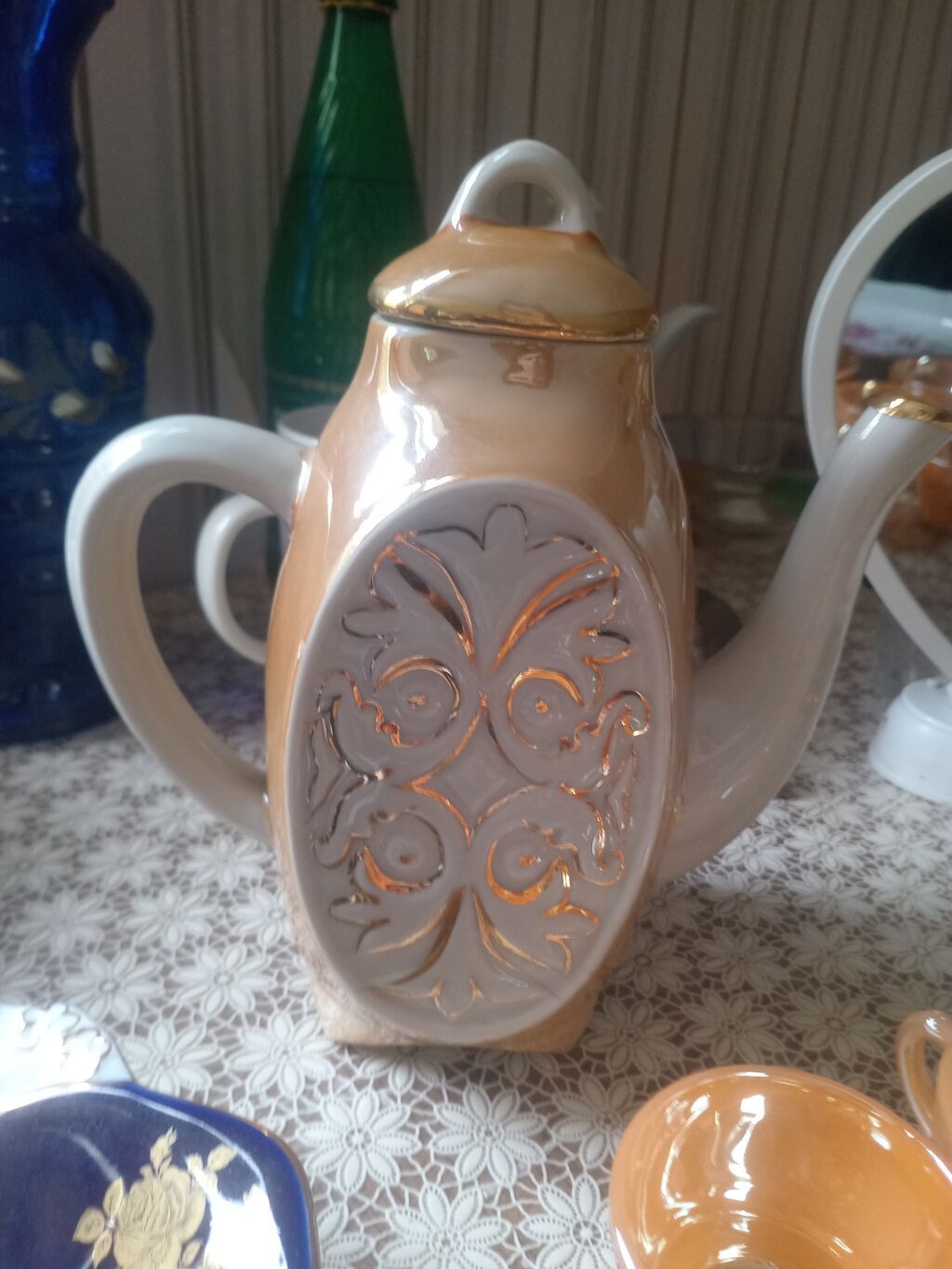 Keramika çaydan - Material: keyfiyyətli keramika/porcelain - Rəng — Çaynikler və qəhvə qabları, Bakı