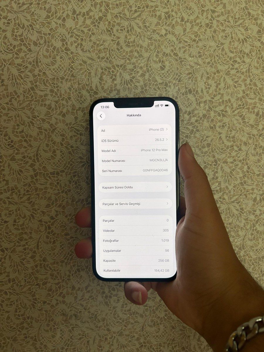 Apple iPhone 12 Pro Max Pacific Blue 256GB/6GB — Smartfonlar, Bakı (2)