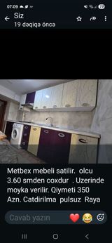 Mətbəx mebeli dəsti - Ölçü: 3.60 m-dən çox - Komplektə üst və alt — 2-ci əl əşyalar — Mebel