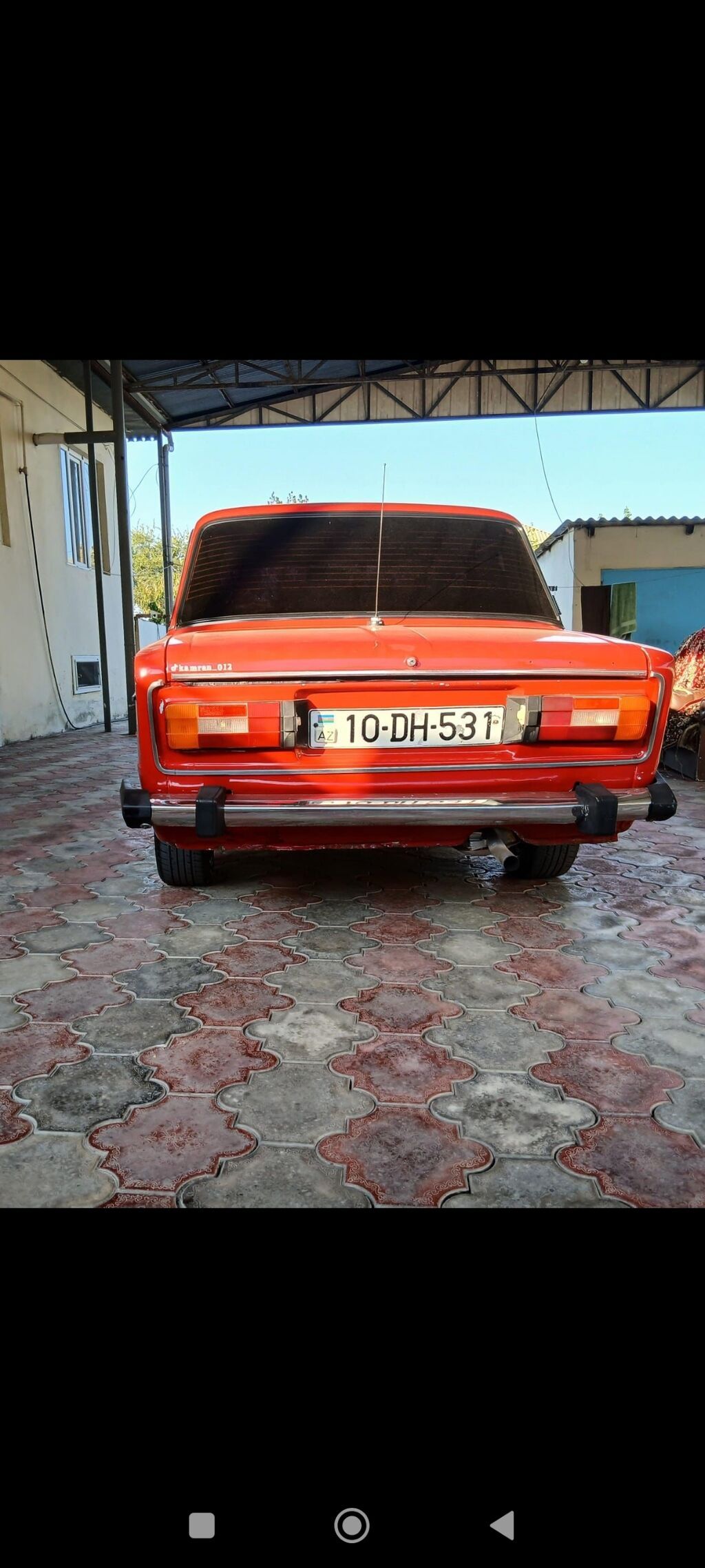 VAZ 2106, qırmızı rəng. Sedan kuzov, klassik dizaynlı ön və arxa — Avto, Biləsuvar (4)