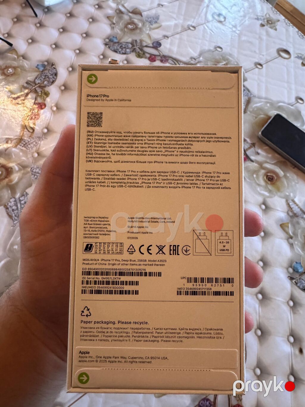IPhone 17 Pro, 256 GB, Göy — Apple iPhone, Masallı (3)
