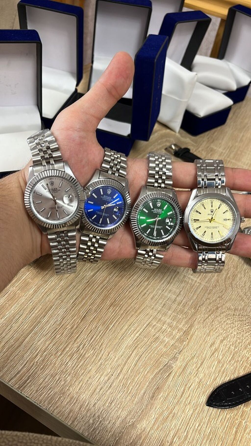 Yeni, Qol saatı, Rolex, rəng - Qızılı — Qol saatları, Salyan (4)