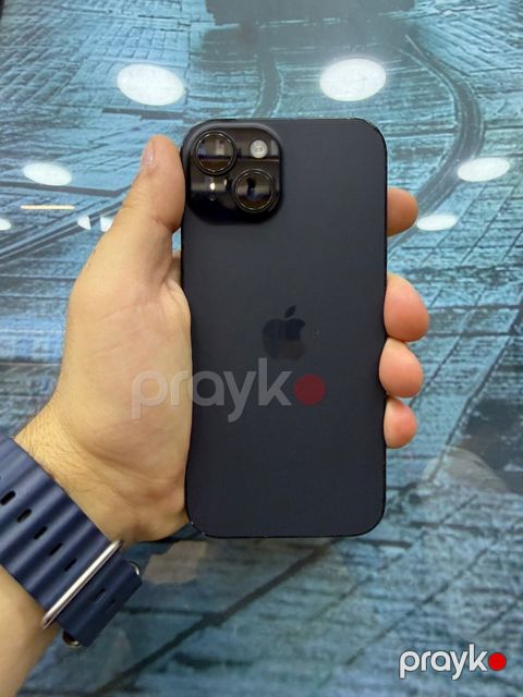 Apple iPhone 15 Black 128GB, Batareya 89%, Zəmanətli