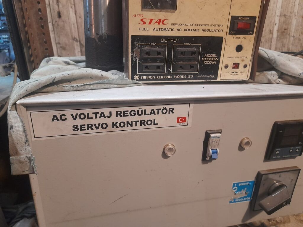 Gucu 10 kva nol faza giriş 150 v,cixiş 220v elektron beyin, servo — Təmir və inşaat, Digah (2)