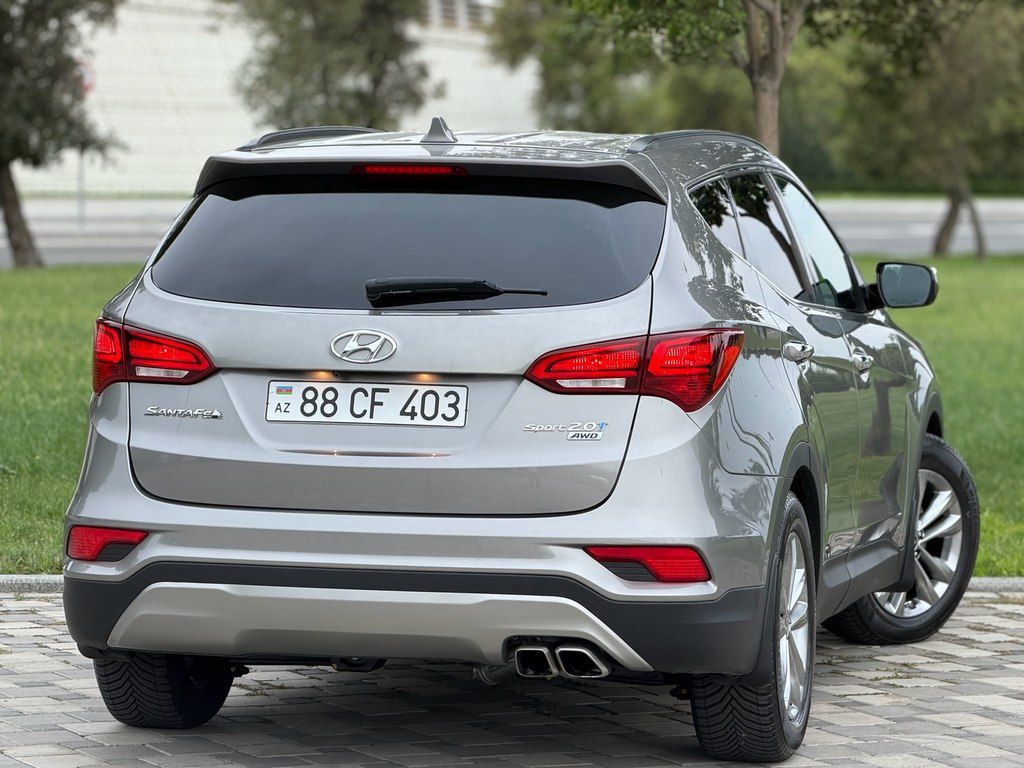 Hyundai Santa Fe, 2.0 L, 2018 il, 35 000 km — Avtomobillər, Bakı (6)