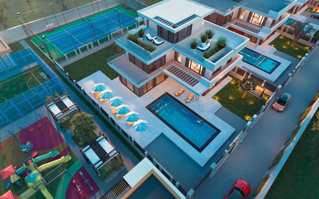 Satılır 6 otaqlı həyət evi/bağ evi 320 m² — Ev, villa, Bakı (5)