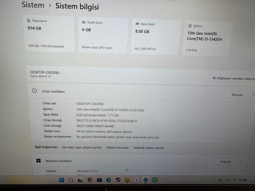 Acer Nitro V15 — Elektronika, Bakı (2)