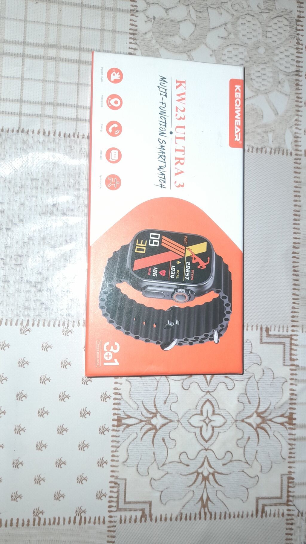 Keqıwear KW23 Ultra 3 çoxfunksiyalı ağıllı saat Xüsusiyyətlər — Aksesuarlar, Gəncə (4)