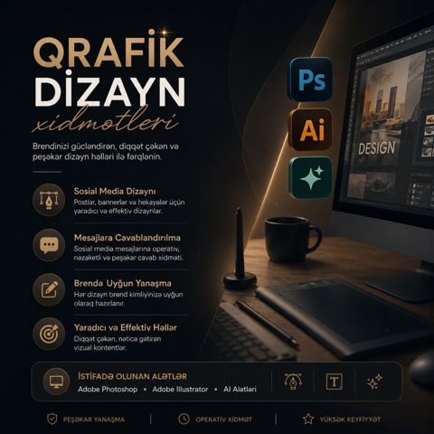 Qrafik dizayn xidmətləri — Bakı