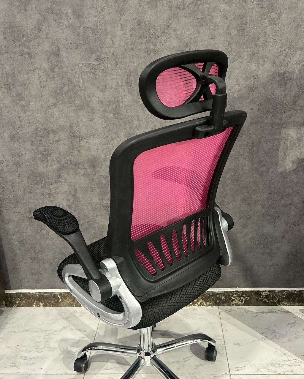 Yeni, Təkərli, Qolları tənzimlənir, Parça — Ofis mebeli, Bakı (2)