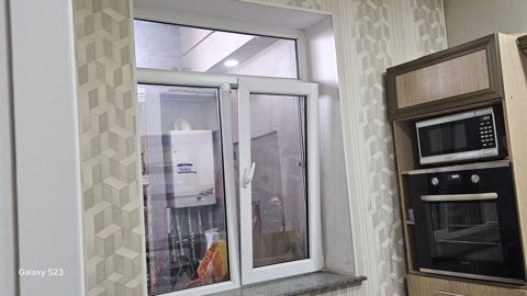 Mətbəx üçün PVC pəncərə sistemi - Material: ağ rəngli PVC profil — Digah
