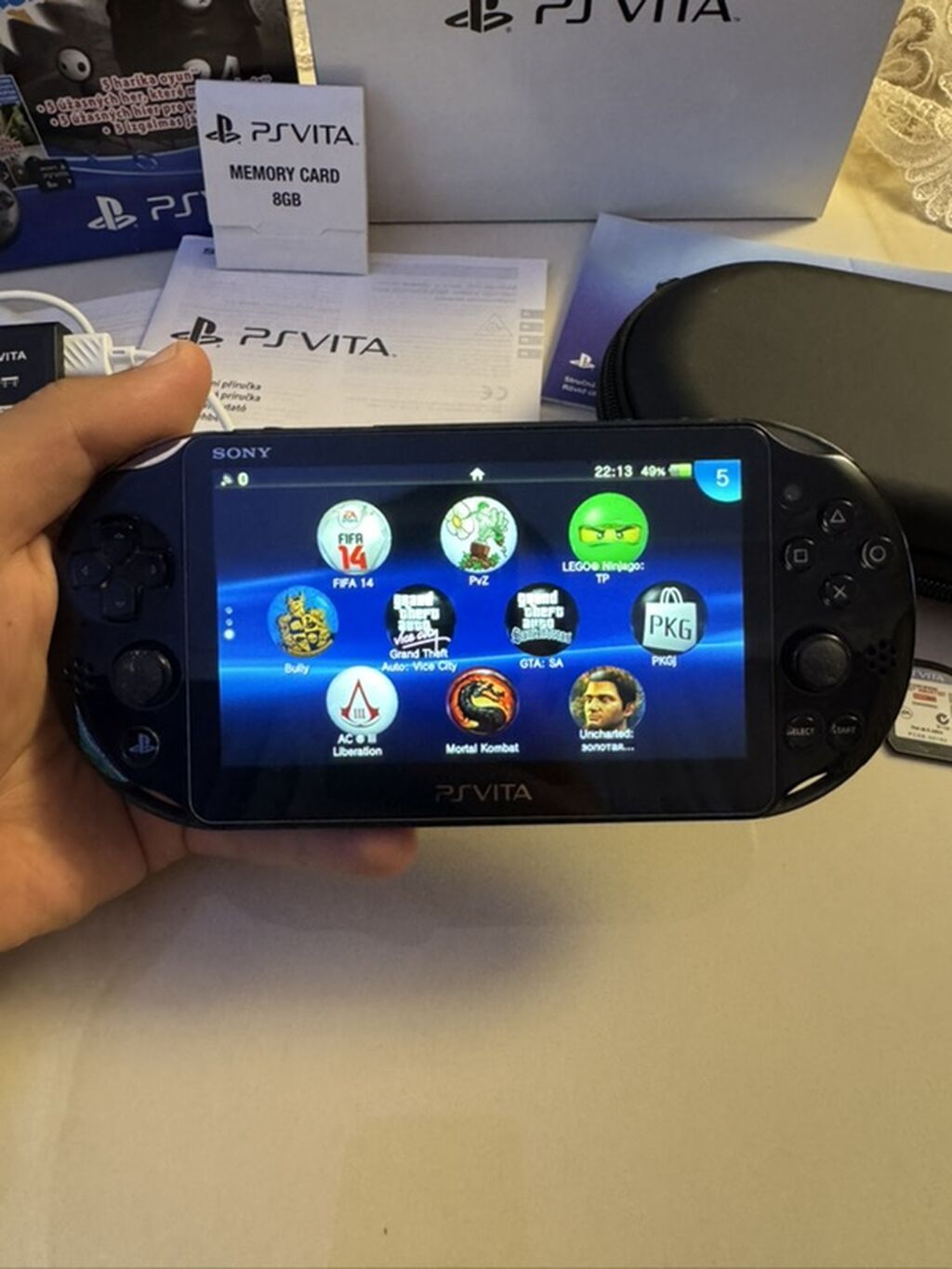 Sony PlayStation Vita Slim (PS Vita 2000) Adventure Mega Pack – Wi‑Fi — Elektronika, Bakı (3)