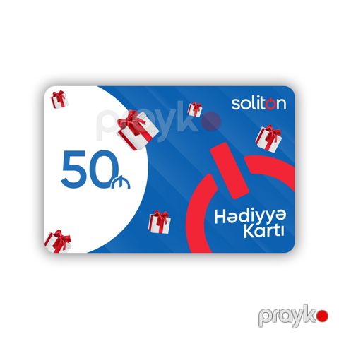 Hədiyyə kartı Soliton 50 AZN — Bakı