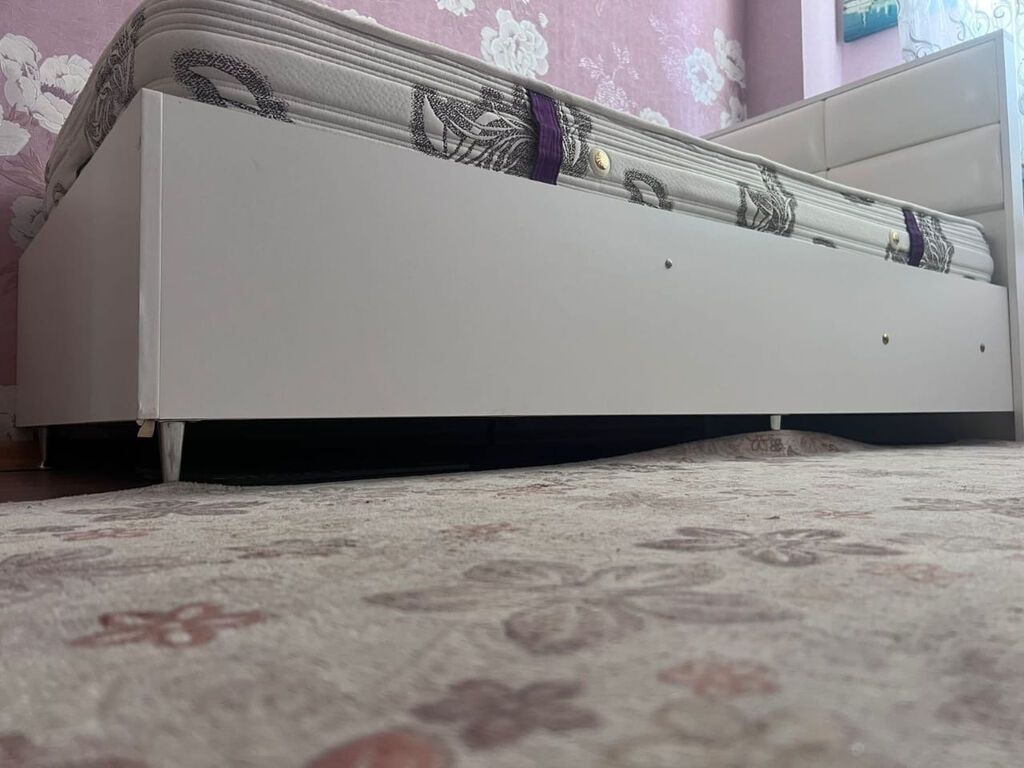 Tek neferlik yatag 200*90 yaxşı veziyetde bazalı, döşekli mağazadan — Mebel, Bakı (3)