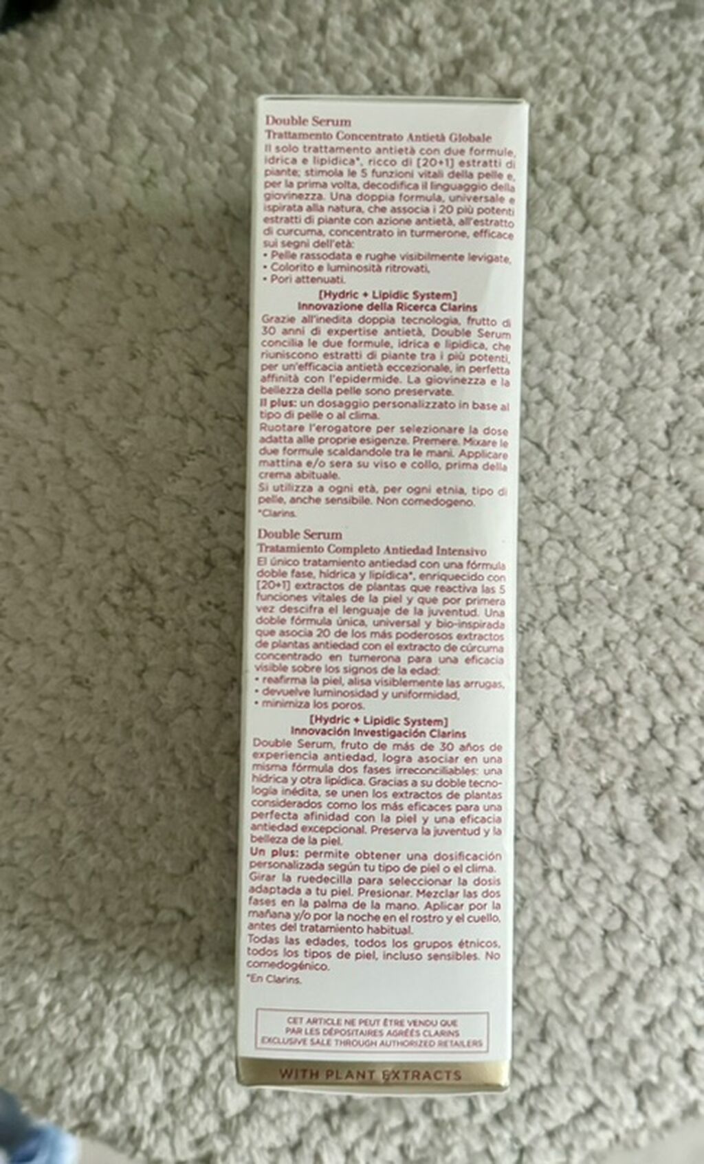 Clarins Double Serum 100 ml – Yeni, istifadə olunmayıb Hədiyyə — Gözəllik və sağlamlıq, Bakı (5)