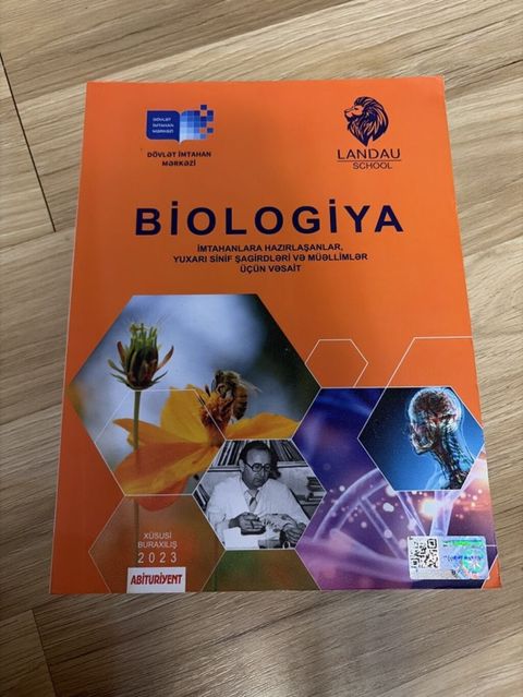 Məhsul: “Biologiya” – imtahanlara hazırlaşanlar, yuxarı sinif — Bakı