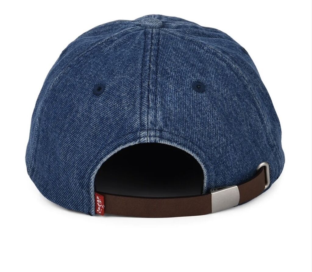 Levi’s denim beysbol papağı - Material: klassik mavi rəngdə denim — Şəxsi əşyalar, Bakı (2)