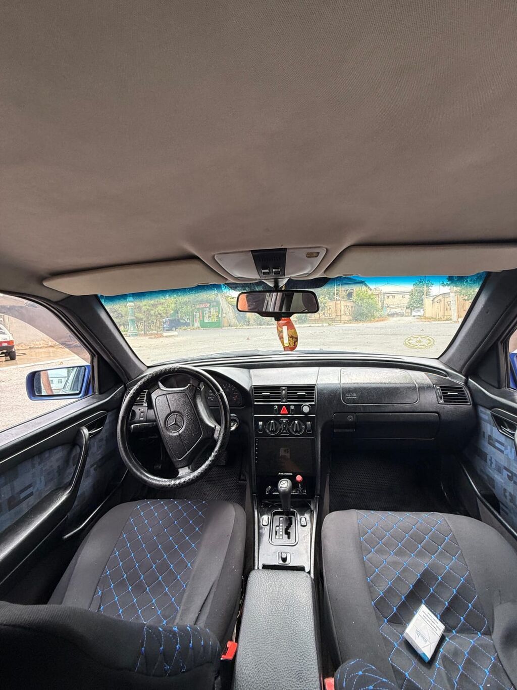 Mercedes-Benz C-Sinif sedan (W202) — mavi rəng, 4 qapı. Xüsusiyyətlər — Avto, Tərtər (6)