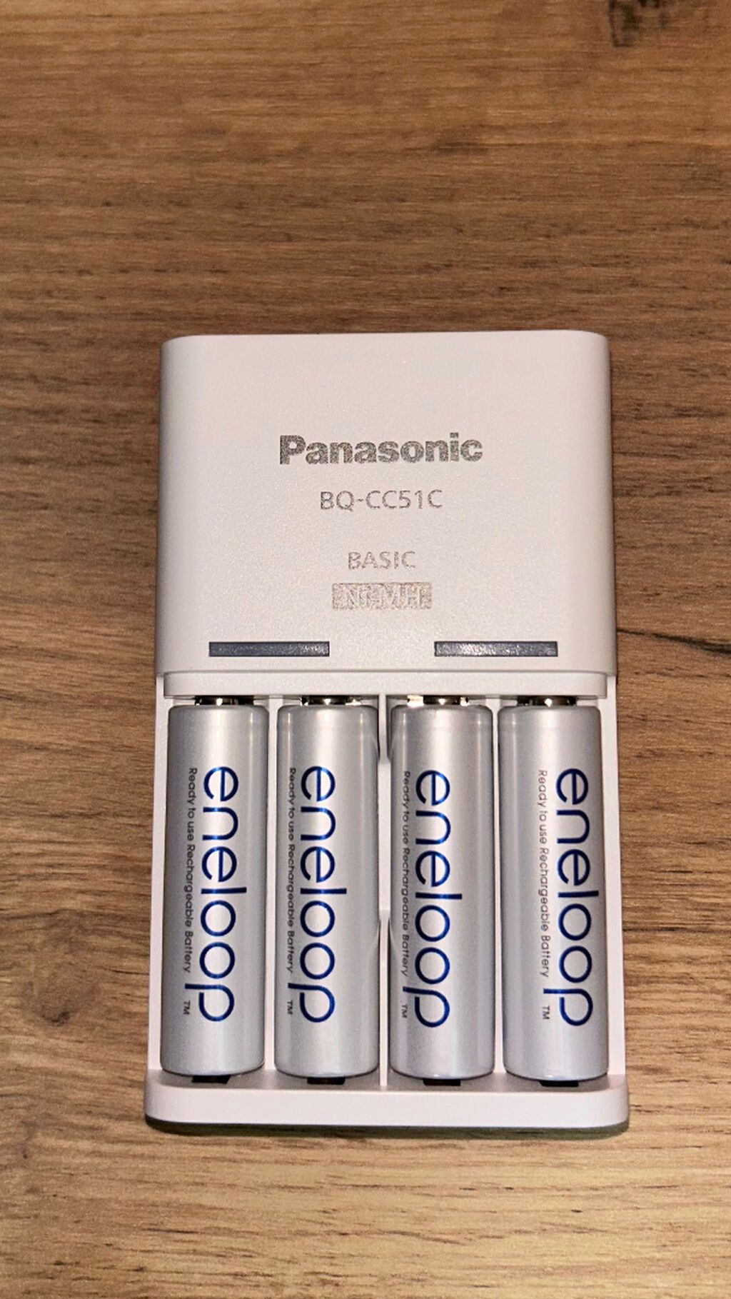 Panasonic BQ-CC51C şarj cihazı + Eneloop AA Ni-MH doldurula bilən — Elektronika, Bakı (2)