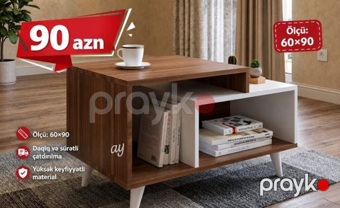Düz masa, Açılmayan, Təkərsiz, Teksturalı laminat, Zəmanətsiz