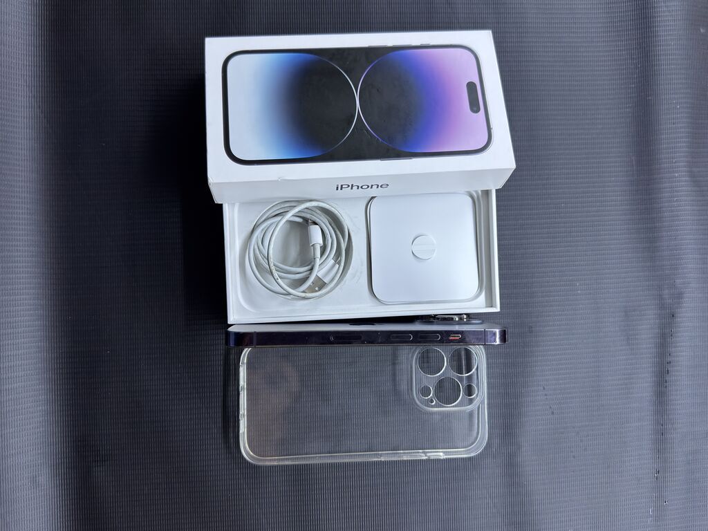 IPhone 14 Pro, 256 GB, Deep Purple, Zəmanət, Face ID, Sənədlərlə — Apple iPhone, Bakı (7)