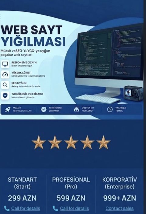 Veb saytların hazırlanması — Bakı