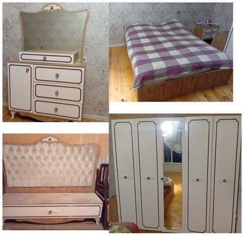 Yatağ dəsti satılır 650₼. Yaxşı vəziyyətdədi. Ünvan Nərimanov — Mehdiabad