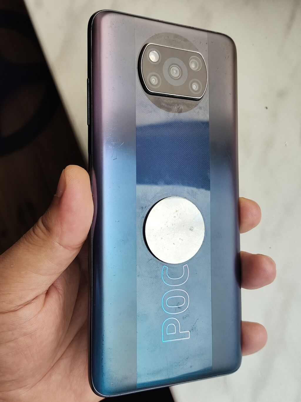 Poco X3 NFC, rəng - Göy, Barmaq izi — Elektronika, Bakı (2)