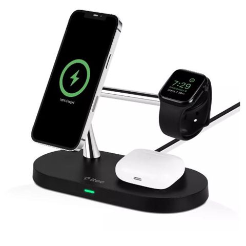 Ttec AirCharger Quattro M 4-in-1 Wireless Stand with LED light Black (2KS26S) — Bakı